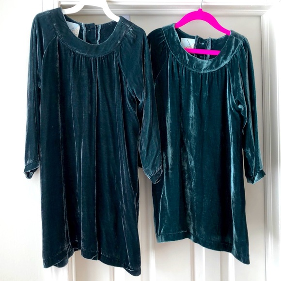 Peek Velvet Dress - Picture 1 of 4